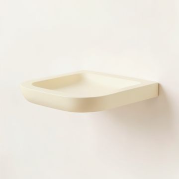 Cliff Crossing Wall-Mounted Cat Perch - Ivory (synthetic illustration; no displayed measurements)