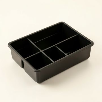 Ash Bridge Empty Pantry Drawer Organizer Insert - Black (synthetic illustration; no displayed measurements)