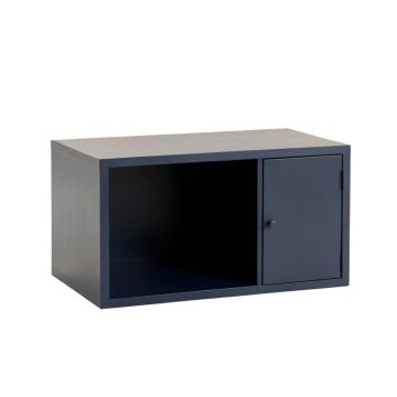 Laurel Crossing Shoe Storage Bench - Navy