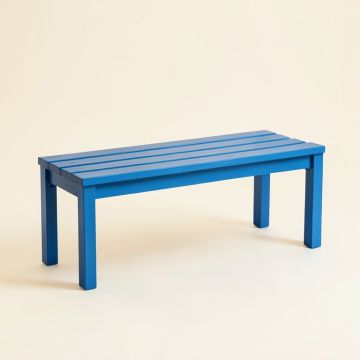 Vale Dale Indoor Bench - Blue (synthetic illustration; no displayed measurements)