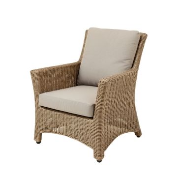 Enger Outdoor Woven Patio Chair With Cushion