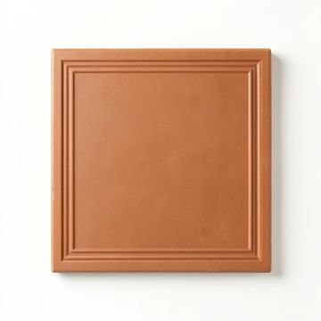 Lake Bridge Uninstalled Square Decorative Tile - Terracotta (synthetic illustration; no displayed measurements)