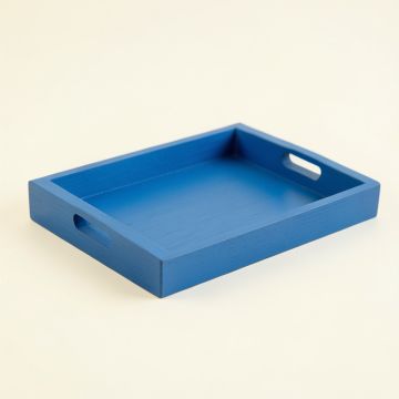 Meadow Bluff Serving Tray - Blue (synthetic illustration; no displayed measurements)