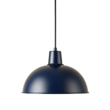 Alder Canyon Pendant Light Suspended From One Plain Cable - Navy