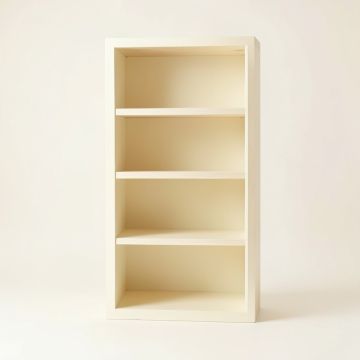 Dawn Edge Narrow Cubby Tower - Cream (synthetic illustration; no displayed measurements)