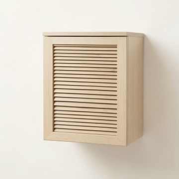 Wren Dale Wall-Mounted Laundry Cabinet - Beige (synthetic illustration; no displayed measurements)