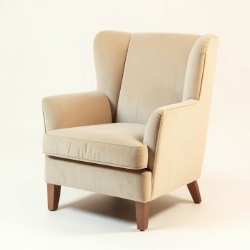 Sturm 36.75 '' Wide Velvet Wingback Chair (synthetic illustration; no displayed measurements)