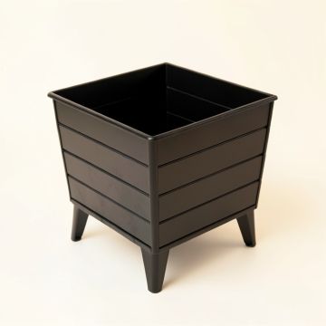 Dawn Bluff Empty Raised Planter - Black (synthetic illustration; no displayed measurements)