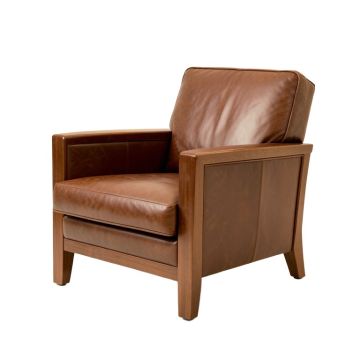 Arrowridge 40 '' Wide Cowhide Armchair