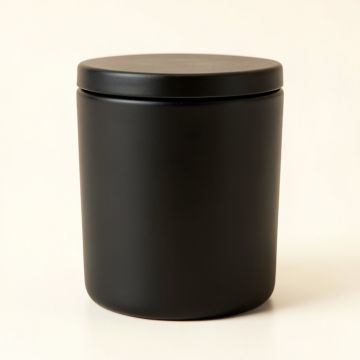 Meadow Bluff Storage Canister With Lid - Black (synthetic illustration; no displayed measurements)