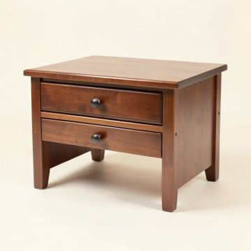 2 Drawer End Table (synthetic illustration; no displayed measurements)