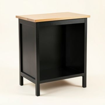 Moss Crossing Freestanding Laundry Folding Counter - Black (synthetic illustration; no displayed measurements)