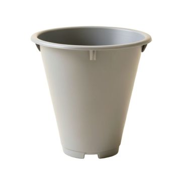 Ridge Arc Empty Railing Planter With Integral Brackets - Gray
