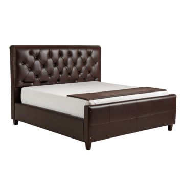 Eloria Tufted Upholstered Low Profile Standard Bed