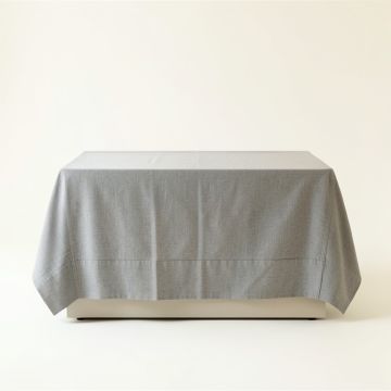 Dawn Edge Flat Bed Sheet - Gray (synthetic illustration; no displayed measurements)