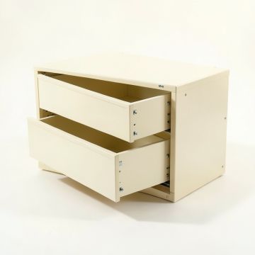 Clay Crest Small-Parts Storage Drawer Cabinet - Ivory (synthetic illustration; no displayed measurements)