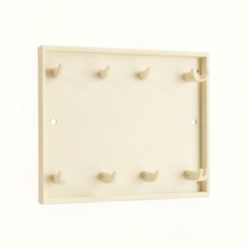 Glen Crossing Empty Wall-Mounted Tool Organizer Panel - Ivory (synthetic illustration; no displayed measurements)