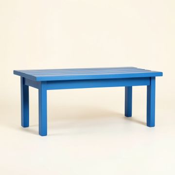 Slate Bend Indoor Bench - Blue (synthetic illustration; no displayed measurements)