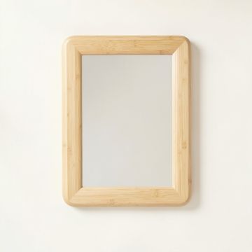 Stone Branch Framed Wall Mirror - Cream (synthetic illustration; no displayed measurements)