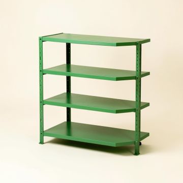 Vale Crest Desktop Shelving Unit - Green (synthetic illustration; no displayed measurements)