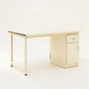 Juniper Crest Empty Workshop Workbench - Ivory (synthetic illustration; no displayed measurements)