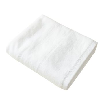 Cedar Falls Bath Towel - White