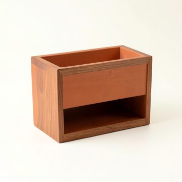 Bay Canyon Empty Raised Planter - Terracotta (synthetic illustration; no displayed measurements)