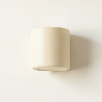 Heath Crossing Wall Sconce Mounted On A Plain Wall - Cream (synthetic illustration; no displayed measurements)