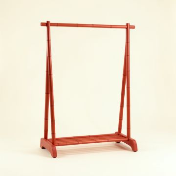 Wren Crest Empty Garment Rack - Terracotta (synthetic illustration; no displayed measurements)