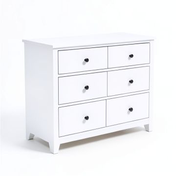Sara 6 Drawer Double Dresser (synthetic illustration; no displayed measurements)
