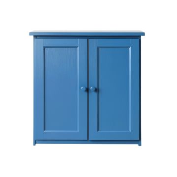Oak Crossing Wall-Mounted Laundry Cabinet - Blue