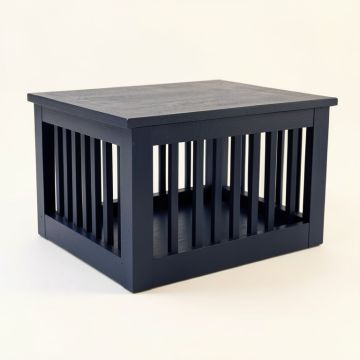 Birch Bluff Empty Furniture-Style Pet Crate - Navy (synthetic illustration; no displayed measurements)