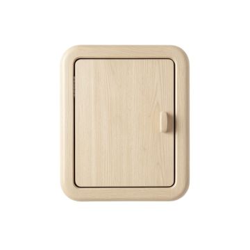 Elm Crest Wall-Mounted Laundry Cabinet - Beige