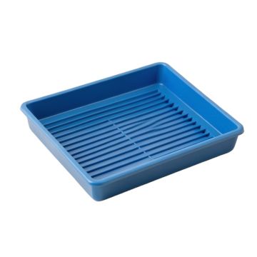 Maple Edge Empty Under-Desk Cable Tray - Blue