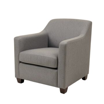 Peard Upholstered Parsons Chair In Gray