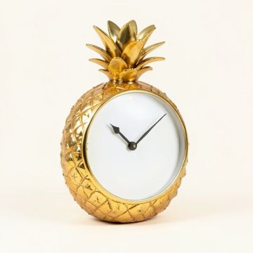 Pineapple Tabletop Clock (synthetic illustration; no displayed measurements)