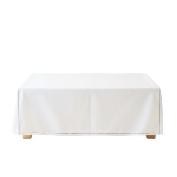 Olive Crossing Flat Bed Sheet - White