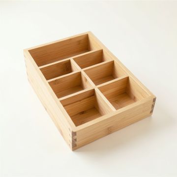 Holly Branch Empty Coffee-Station Organizer - Beige (synthetic illustration; no displayed measurements)