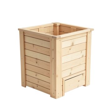 Dune Bluff Closed Garden Compost Bin - Beige