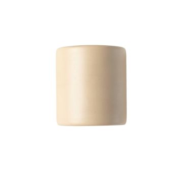 Oak Crest Wall Sconce Mounted On A Plain Wall - Beige