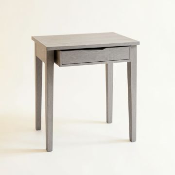 Flint Arc Small Writing Desk - Gray (synthetic illustration; no displayed measurements)
