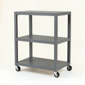 Alder Bridge Empty Rolling Workshop Cart - Gray (synthetic illustration; no displayed measurements)