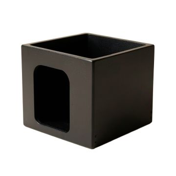 Reed Falls Empty Furniture-Style Litter Enclosure - Black