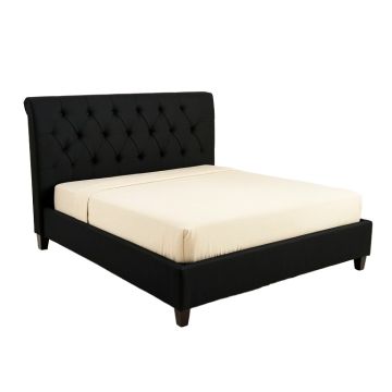 Cassville Tufted Upholstered Low Profile Platform Bed