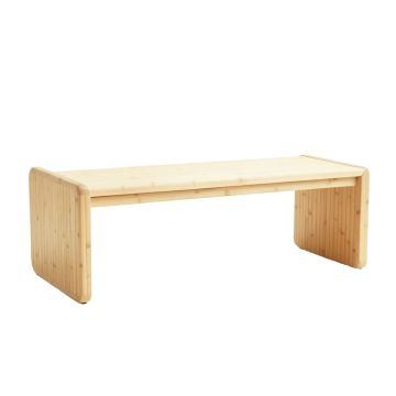 Elm Bend Indoor Bench - Ivory