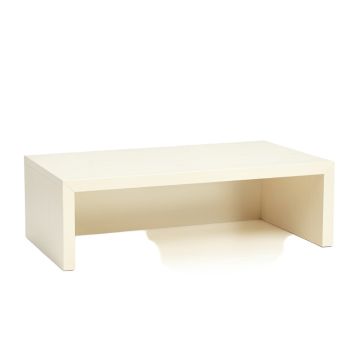 Bay Field Desktop Monitor Riser - Cream