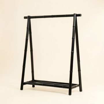 Field Bridge Empty Garment Rack - Black (synthetic illustration; no displayed measurements)