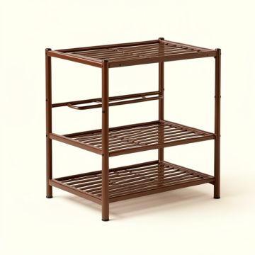 Organizer Closet Entryway 15 Pair Stackable Shoe Rack (synthetic illustration; no displayed measurements)