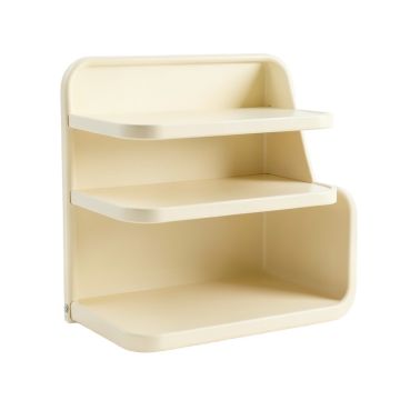 Fern Branch Empty Mug-Storage Cabinet Insert - Cream