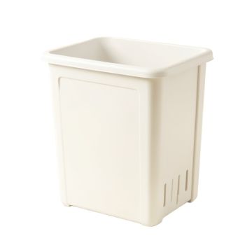 Hazel Brook Closed Garden Compost Bin - White